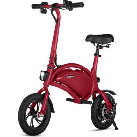 Bolt Folding Electric Ride-On Bike, Easy-Folding, Built-in Carrying Handle, Twist Throttle, Up to 15.5 MPH, Ages 13+