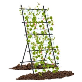 74 Inch Tall Garden Trellis for Flower Vine Vegetable Fruit Pea