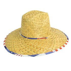 Kenny Americana Underbrim Straw Lifeguard Hat