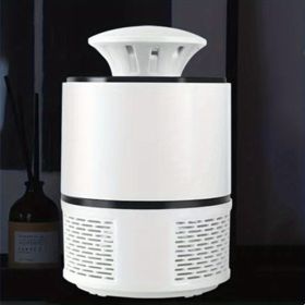 Electric Shock Type Mosquito Killer Lamp; Household Mosquito Killer Mosquito Lamp; USB Rechargeable Household Indoor Mosquito Trap Lamp (Color: White)