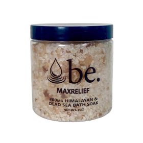 CBD Bath Soaks - Himalayan & Dead Sea Salts (Scent: Himilayan Dead Sea | MaxRelief)