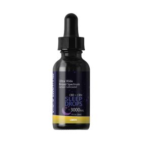 CBD + CBN Sleep Tinctures (Broad Spectrum CBD) (Strength & Flavor: 3000mg Lemon)