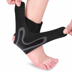 Neopene Ankle Brace (Color: Black, size: M right)